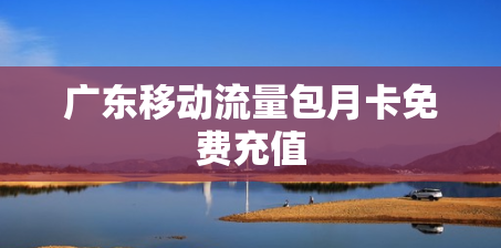 广东移动流量包月卡免费充值