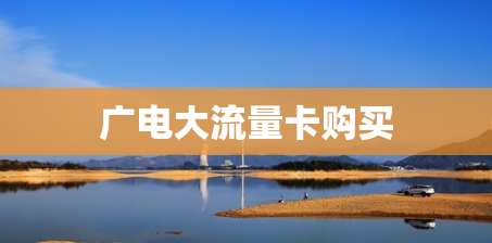 广电大流量卡购买