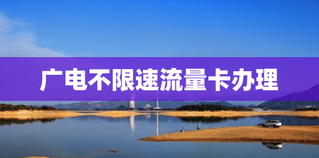 广电不限速流量卡办理