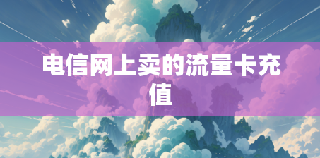 电信网上卖的流量卡充值