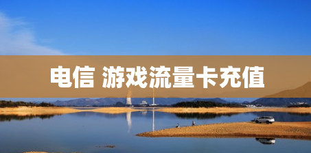 电信 游戏流量卡充值
