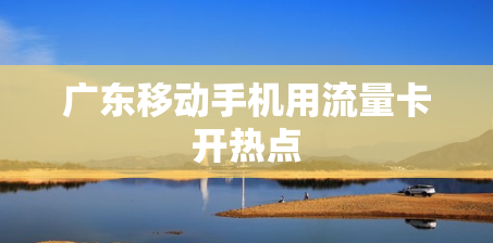 广东移动手机用流量卡开热点