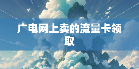 广电网上卖的流量卡领取