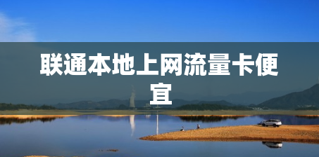 联通本地上网流量卡便宜