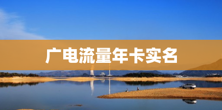 广电流量年卡实名