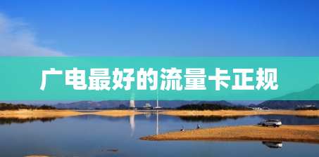 广电最好的流量卡正规