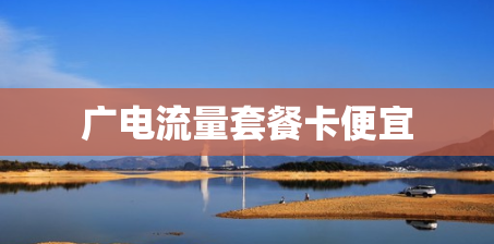 广电流量套餐卡便宜