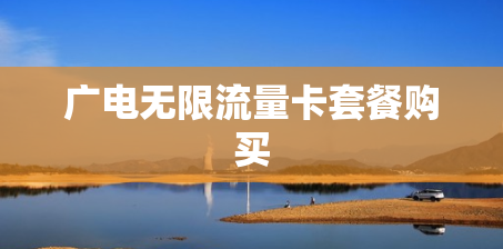 广电无限流量卡套餐购买