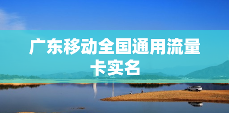 广东移动全国通用流量卡实名
