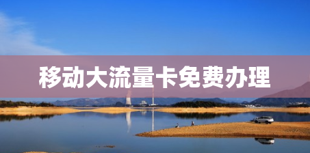 移动大流量卡免费办理