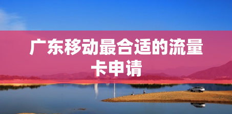 广东移动最合适的流量卡申请