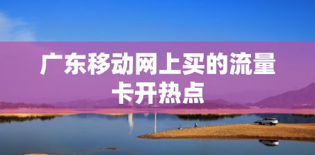 广东移动网上买的流量卡开热点