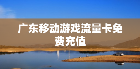 广东移动游戏流量卡免费充值