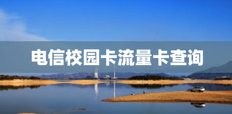 电信校园卡流量卡查询