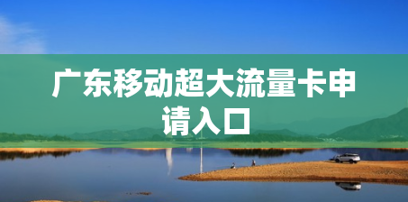 广东移动超大流量卡申请入口