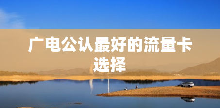 广电公认最好的流量卡选择
