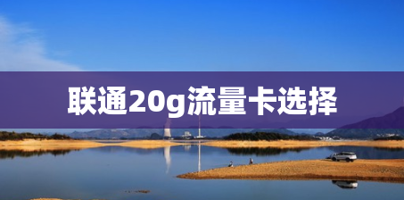 联通20g流量卡选择