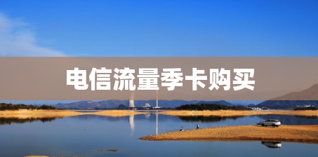 电信流量季卡购买