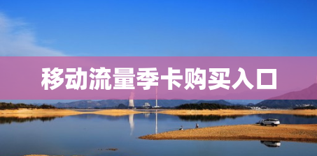 移动流量季卡购买入口