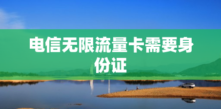 电信无限流量卡需要身份证