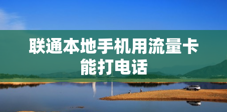 联通本地手机用流量卡能打电话