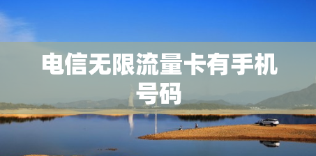 电信无限流量卡有手机号码