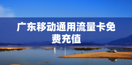 广东移动通用流量卡免费充值