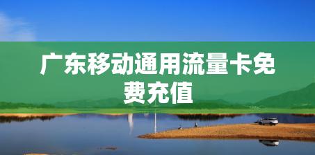 广东移动通用流量卡免费充值