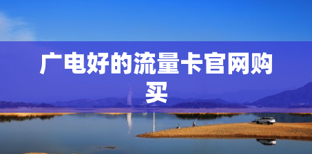 广电好的流量卡官网购买