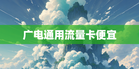 广电通用流量卡便宜