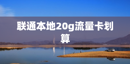 联通本地20g流量卡划算
