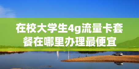 在校大学生4g流量卡套餐在哪里办理最便宜