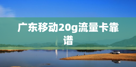 广东移动20g流量卡靠谱