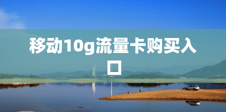 移动10g流量卡购买入口